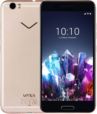 Vestel Venus Z10 Dual SIM LTE-A Altyn / Siyah / Safir